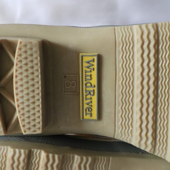 Wind River Womens Yellow Sz 8 Pull On Lace Up Rubber Waterproof Rain Boots - Picture 9 of 9